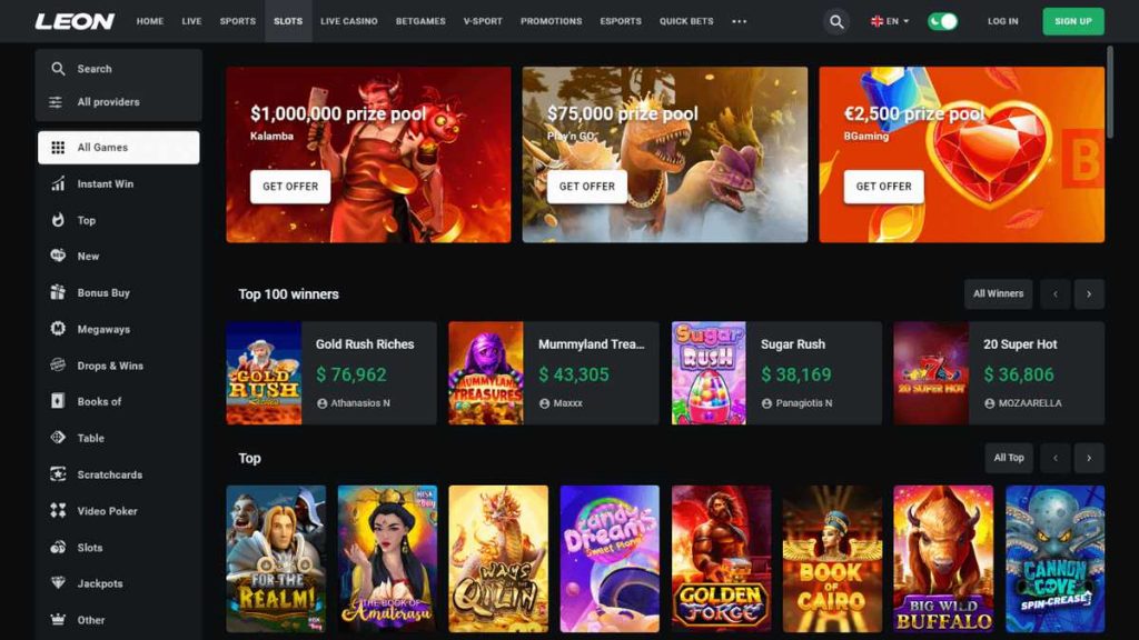 Por que escolher o bônus Leon Casino Book of Dead?